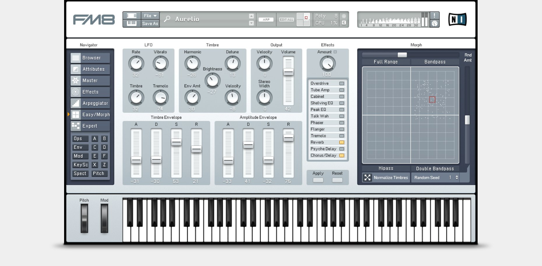 Native Instruments FM8 1.4.6 破解版 FM8合成器插图 Mac软件下载