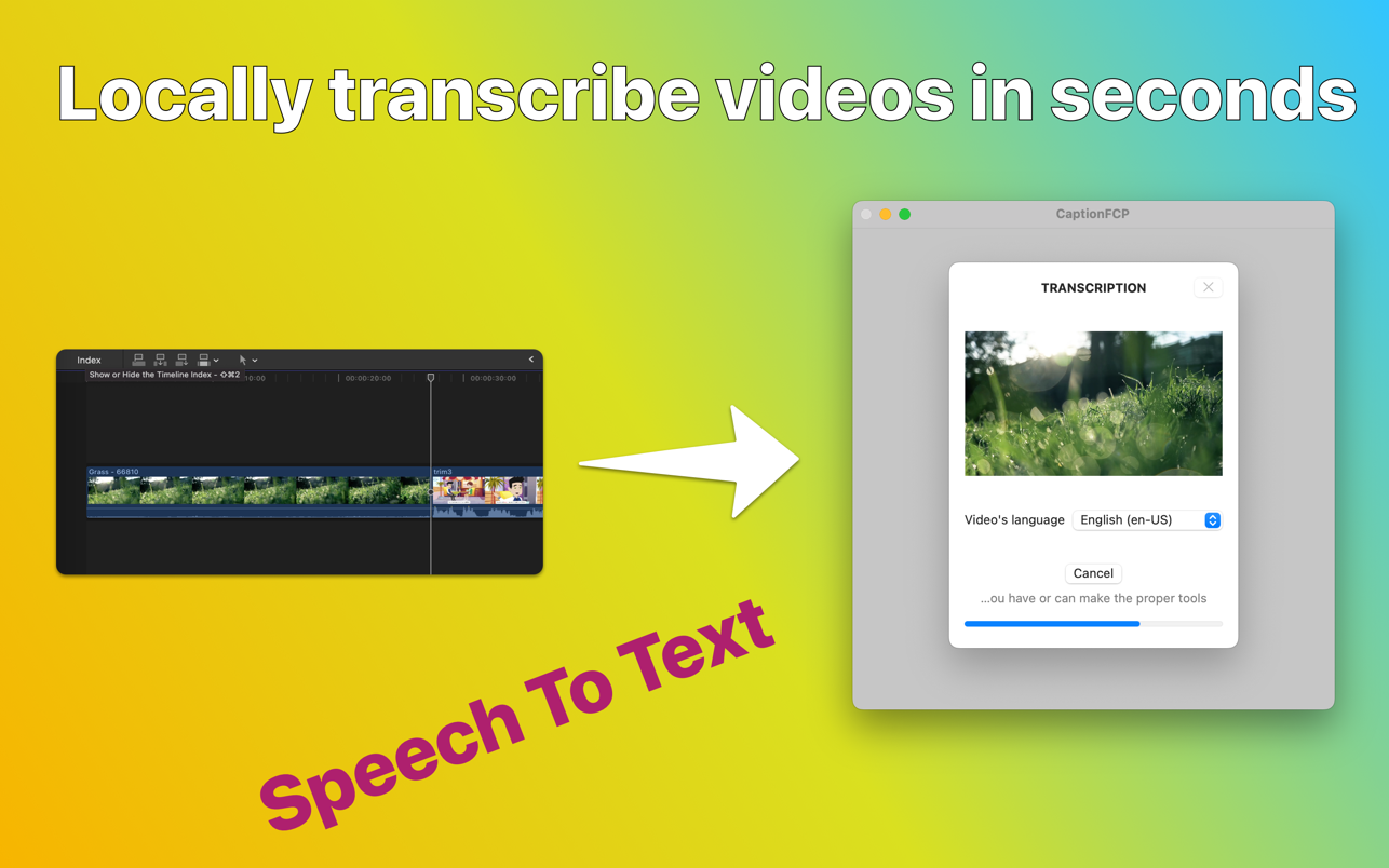 Caption for FCP Mac 1.2.1 破解版 视频剪辑软件插图 Mac软件下载